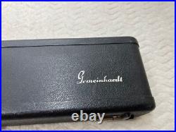 Vtg Gemeinhardt 2SP Silver Plated Flute with Case Learning Students Flute