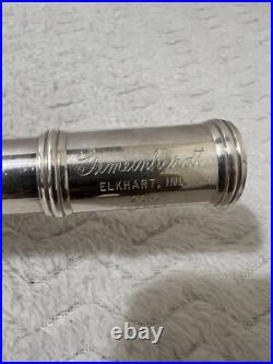 Vtg Gemeinhardt 2SP Silver Plated Flute with Case Learning Students Flute