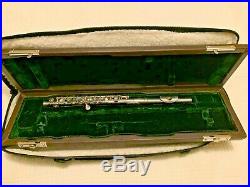 Vtg antique Bettoney sterling silver Db piccolo combo flute case overhauled
