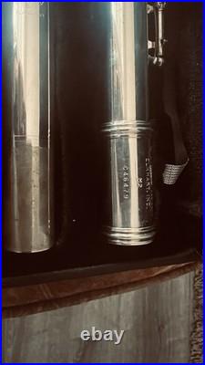 W. T. Armstrong 104 Student Model Flute Recently Serviced Play ReadyNickel Silver