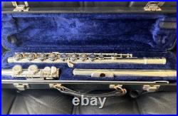 W. T. Armstrong Flute Model 80 Sterling Silver Body & Head With Case