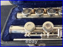 W. T. Armstrong Flute Model 80 Sterling Silver Body & Head With Case