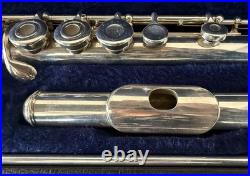 W. T. Armstrong Flute Model 80 Sterling Silver Body & Head With Case