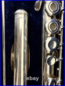 W. T. Armstrong Flute Model 80 Sterling Silver Body & Head With Case