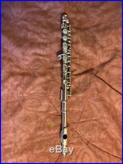 William S. Haynes Professional Handmade Sterling Silver Piccolo Nice