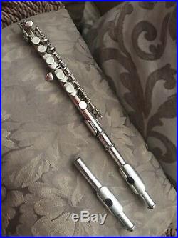Wm. S. Haynes 1930 Db Silver Piccolo # 11471 with 2 Headjoints