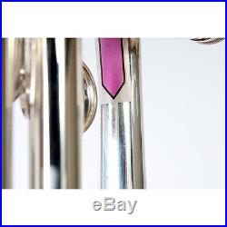 XO 1700S Pro Series Bb / A Piccolo Trumpet Silver Yellow Brass Bell 888365632865
