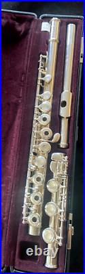 YAMAHA 461 INTERMEDIATE FLUTE OFFSET G, B FOOT VIDEO DEMO Beautifully Overhauled