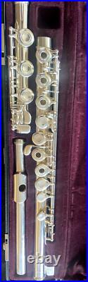 YAMAHA 461 INTERMEDIATE FLUTE OFFSET G, B FOOT VIDEO DEMO Beautifully Overhauled