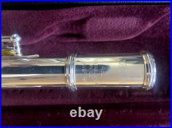 YAMAHA 461 INTERMEDIATE FLUTE OFFSET G, B FOOT VIDEO DEMO Beautifully Overhauled