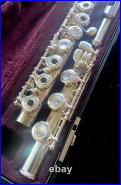 YAMAHA 461 INTERMEDIATE FLUTE OFFSET G, B FOOT VIDEO DEMO Beautifully Overhauled