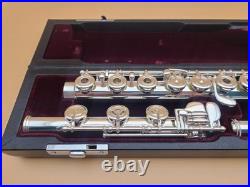 YAMAHA 684H FLUTE OVERHAULED Demo video YFL-684 Silver 925 Mint Condition