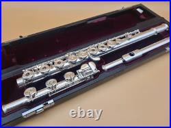 YAMAHA 684H FLUTE OVERHAULED Demo video YFL-684 Silver 925 Mint Condition