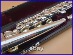YAMAHA 684H FLUTE OVERHAULED Demo video YFL-684 Silver 925 Mint Condition