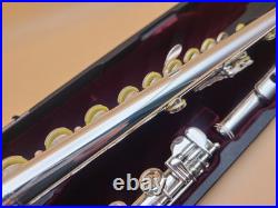 YAMAHA 684H FLUTE OVERHAULED Demo video YFL-684 Silver 925 Mint Condition