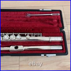 YAMAHA Flute YFL211S Silver Body with Case Cleaning Rod For Concert Use