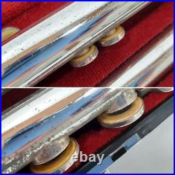 YAMAHA Flute YFL211S with hard case Used free shipping