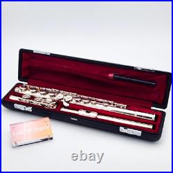 YAMAHA Flute YFL-211S Silver Plating with Hard Case Used Good Condition Working
