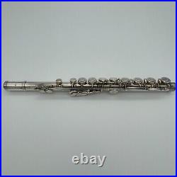 YAMAHA Flute YFL-211S Silver Plating with Hard Case Used from JAPAN