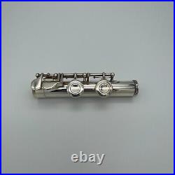 YAMAHA Flute YFL-211S Silver Plating with Hard Case Used from JAPAN
