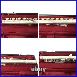 YAMAHA Flute YFL-221 Nickel Silver Musical instrument with Hard case Tested Jp