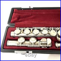 YAMAHA Flute YFL-221 Nickel Silver Musical instrument with Hard case Tested Jp