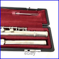 YAMAHA Flute YFL-221 Nickel Silver Musical instrument with Hard case Tested Jp