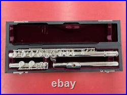 YAMAHA Flute YFL-614 Professional Model Musical instrument Silver WithCase