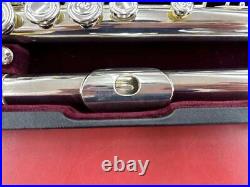 YAMAHA Flute YFL-614 Professional Model Musical instrument Silver WithCase