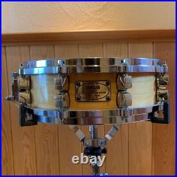 YAMAHA Maple Custom Piccolo Snare Drum 14×4 Made in Japan Free Ship