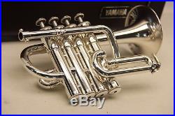 YAMAHA PRO YTR6810S Piccolo TRUMPET YTR 6810 SIlver Professional EXCELLENT