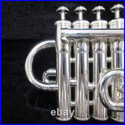 YAMAHA Piccolo Trumpet YTR-6810S withHard Case, Leadpipe, Mouthpiece #998706 USED
