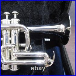 YAMAHA Piccolo Trumpet YTR-6810S withHard Case, Leadpipe, Mouthpiece #998706 USED