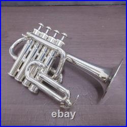 YAMAHA Piccolo Trumpet YTR-6810S withHard Case, Leadpipe, Mouthpiece #998706 USED