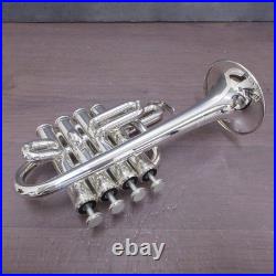 YAMAHA Piccolo Trumpet YTR-6810S withHard Case, Leadpipe, Mouthpiece #998706 USED