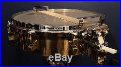 YAMAHA SD493 SEAMLESS BRASS PICCOLO SNARE 14 x 3.5 Legendary Vintage Drum 100%OG