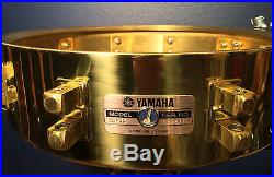 YAMAHA SD493 SEAMLESS BRASS PICCOLO SNARE 14 x 3.5 Legendary Vintage Drum 100%OG