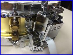 YAMAHA SD 493 PICCOLO BRONZE SNARE 14x3 1/2 with Anvil fiber case VINTAGE