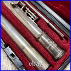 YAMAHA Silver Flute Body with Case Included Professional Concert Use