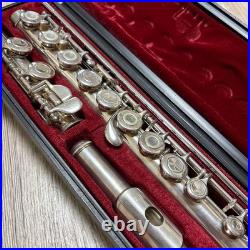 YAMAHA Silver Flute Body with Case Included Professional Concert Use