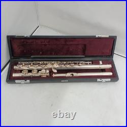 YAMAHA YFL312 Flute with E-mechanism, Hard Case & Bag, Used
