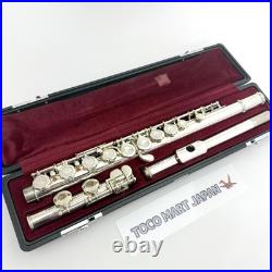 YAMAHA YFL-211SII Student Flute Nickel Silver Used with Hard Case + Bag #B0136