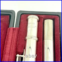 YAMAHA YFL-211SII Student Flute Nickel Silver Used with Hard Case + Bag #B0136