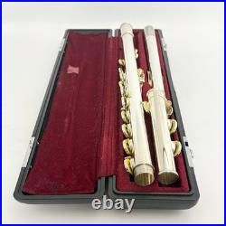 YAMAHA YFL-211SII Student Flute Nickel Silver Used with Hard Case + Bag #B0136