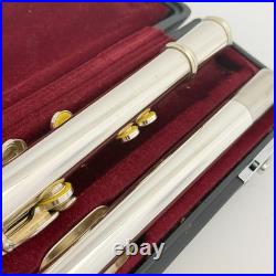 YAMAHA YFL-211SII Student Flute Nickel Silver Used with Hard Case + Bag #B0136