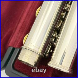 YAMAHA YFL-211SII Student Flute Nickel Silver Used with Hard Case + Bag #B0136