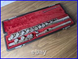 YAMAHA YFL-211S Concert Flute Silver Plating with Case USED