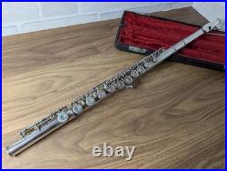 YAMAHA YFL-211S Concert Flute Silver Plating with Case USED