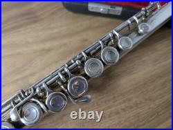 YAMAHA YFL-211S Concert Flute Silver Plating with Case USED