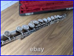 YAMAHA YFL-211S Concert Flute Silver Plating with Case USED